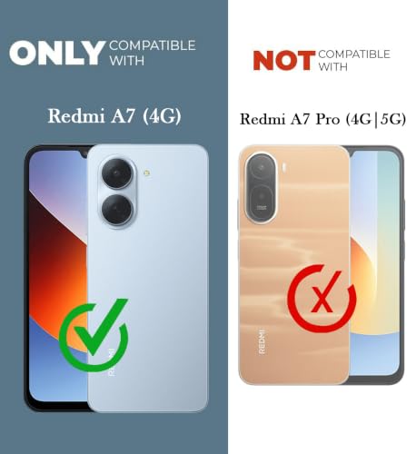 Image of Jkobi Rubberised Back Cover Case for Redmi A7 4G (Textured Grip Design | Micro-Fiber Cloth Inside | Slim and Light Weight | Soft Touch and Feel)