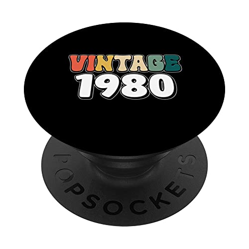 Cumpleaños De 1980 PopSockets PopGrip Intercambiable