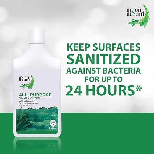 Image of Surface Cleaner 1 Liter, All Purpose Cleaner, Super Concentrated, Eco-Friendly, Tile Cleaner Liquid, Biodegradable Formula for Wood Cleaner (Lemon)