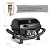 BURNHARD WAYNE 2-Brenner Balkongrill – Tragbarer Gasgrill mit 4,4 kW, 2 Grillzonen, bis 390 °C, Gusseisenroste & Abdeckhaube - Camper Edition