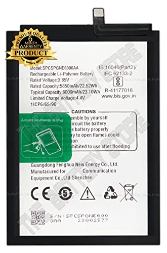 Image of THE BATTERY STORE Original SPCSPGNE600AA Battery for gionee max pro Battery with 6 Month Warranty and high Capacity Battery Backup.(for GIONEE MAX PRO)