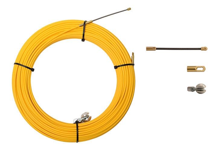 Anguila - Pasacables fibra autoenergetica 4,5mm 20m amarillo