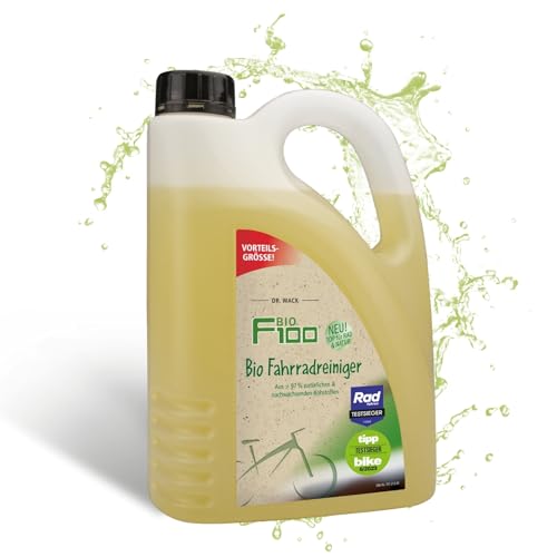 DR. WACK - F100 Bio Fahrradreiniger 2 Liter - Reinigungsmittel für das gesamte Fahrrad - Bio Fahrradpflegemittel - Reinigungsspray biologisch abbaubar & materialschonend - Hochwertige Fahrradpflege