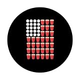 Zoom IMG-2 beer pong usa flag funny
