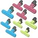 9Pack Large Chip Bag Clips - Assorted Sizes Food Bag Clips Plastic Heavy Seal Grip