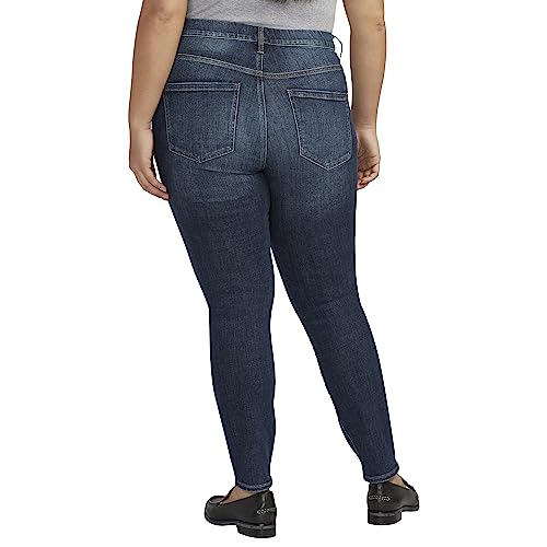 Jag Jeans Women's Plus Size Maya Mid Rise Skinny Leg Jeans-Legacy3