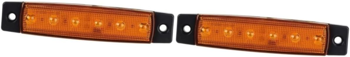 Gatuida 2pcs 6 Trailer Lights 6 in 1 12v Tail Light Replacement for Trucks Rvs