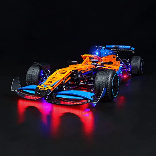 VLites LED Bleuchtung Kompatibel mit Lego 42141 McLaren Formel 1 Rennwagen(Ohne Bausteinen Modell) – Bild 3