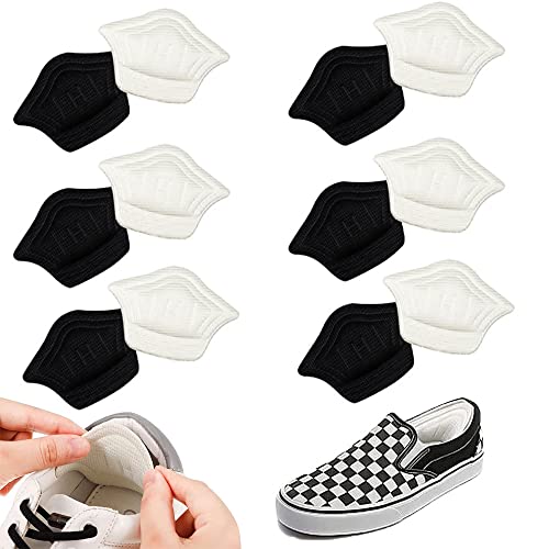 6 Pairs Coussinets Talon pour Baskets,Inserts Talons Doublure Auto-Adhésif Coussinets De Talon Auto-AdhéSifs Coussinets De Talon AntidéRapants Protecteurs,pour Empêche Frottements et Ampoules Cover