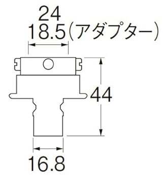 Amazon.co.jp: SANEI(サンエイ) 自動洗濯機元口 ビス止め式 吐水