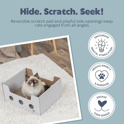 Caja rascadora de cartón para gatos TRIXIE miniatura 2