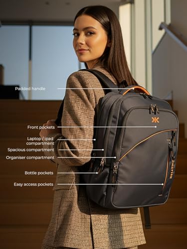 Image of KILLER Louis 38L Laptop Backpack | Spacious Travel & Work Bag with Padded Laptop Compartment & Organizer
