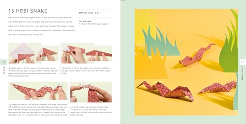 Origami Animals in the Wild: Paper block plus 64-page book - Image 4