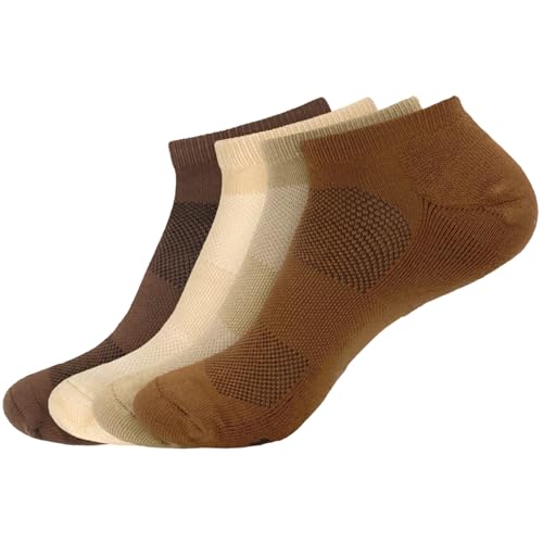 Image of BambooMN Men and Women's Rayon from Bamboo Low Cut Ankle Socks for Sports, Work and Everyday Wear - 4 Pairs - Unisex Sizing