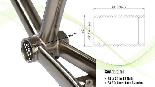 Image of Aluminium Electric Bicycle Kit (MD250 36V, LED Display, 8 Ah Battery)