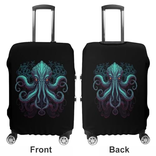 Octopus Travel Luggage Cover Washable Suitcase Protector Baggage Covers for Women Men L3