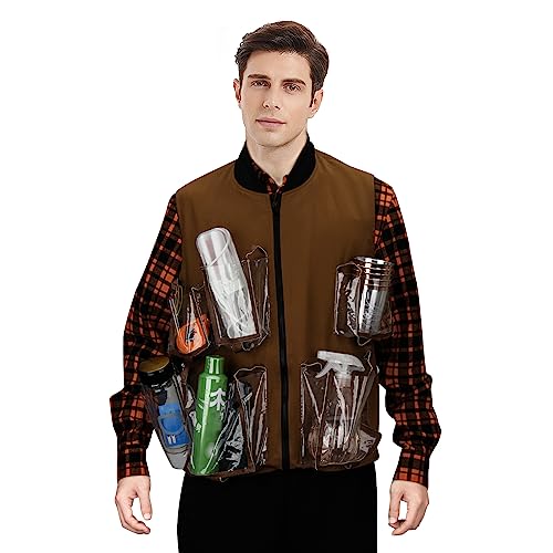 Gilet de costumade avec poches multiples et chemise pour costume de Waterboy