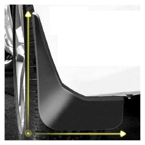 Guardabarros de coche para Tesla Model 3 contra salpicaduras de material suave flexible 3