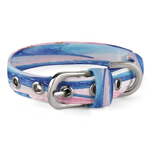 Collar para mascotas de rayas marinas ideal para paseos veraniegos 2