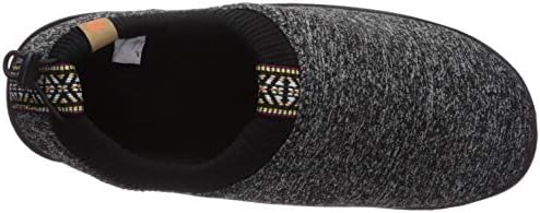 Acorn Women's Explorer Water Repellent Moc Slipper with Adjustable Toggle, Black Heather, Large Review | Image 4