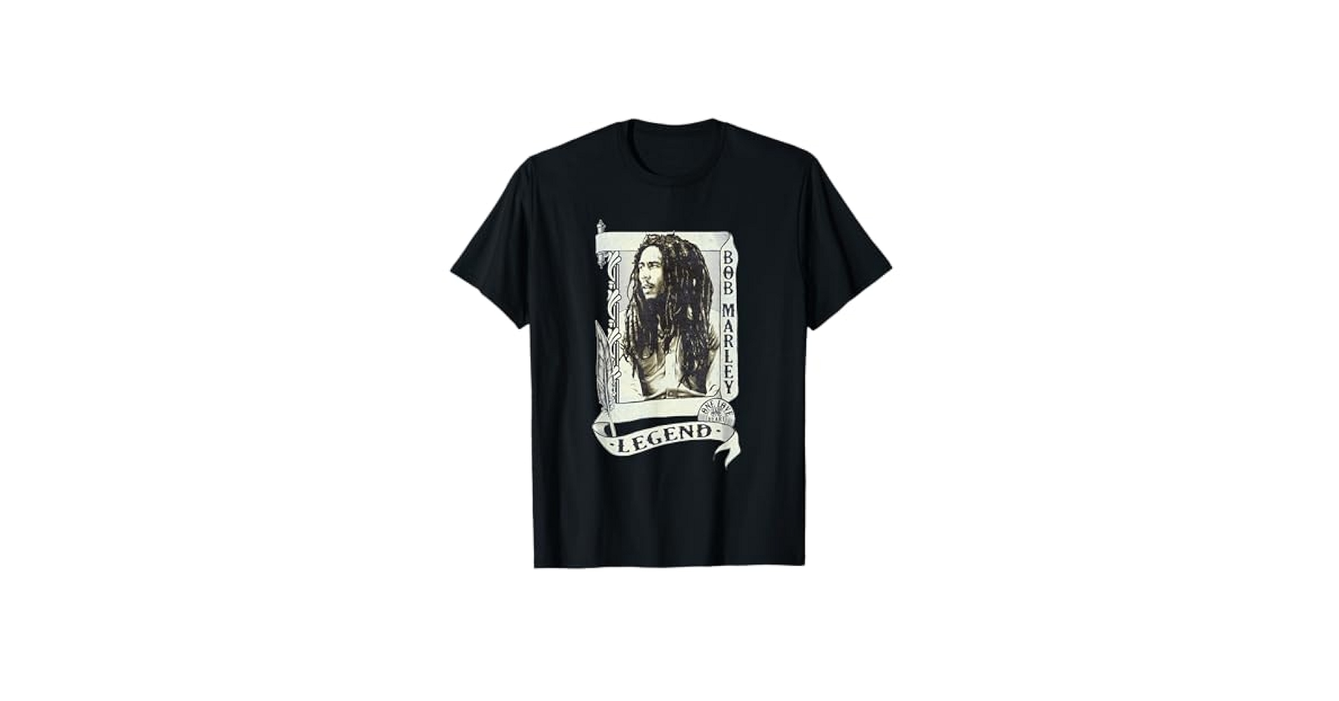 Amazon.com: Bob Marley Legend Scroll T-Shirt : Clothing