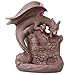 Incense Burner, Aromatherapy Incense Cones Burner Incense Stick Holder Porcelain Ceramic Backflow Incense Burner with 10 Free Cones Home Decoration Handicraft Gift Backflow Incense Holder Fly Dragon
