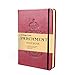Shemist Hardcover Notebook in Premium Parchment Paper (Vintage Gold) - Embossed Faux Leather Journal with Elastic Closure, Size:5×7 Inches, Red