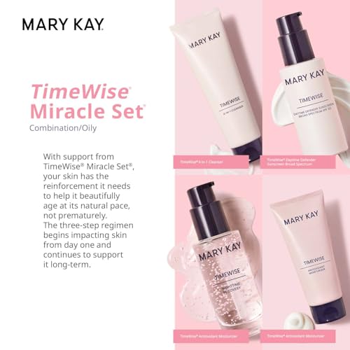 TimeWise Miracle Set 3D formule pour contrôle de sébum et rides estompées