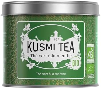 Kusmi Tea - Vert à la Menthe Bio - Mélange Biologique de Thé Vert...