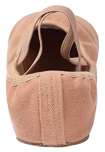 Image of Linodes Stretch Canvas Split Sole Ballet Shoe for Women and Girls Dance