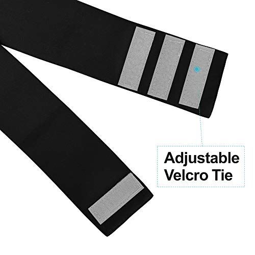 Deconovo CT1543S-3 Black Blackout Rod Pocket Curtains For Bedroom And Living Room, Kitchen Window Curtains, French Door Curtain With Tiebacks, 54X40 In,Black,1 Panel thumb #7