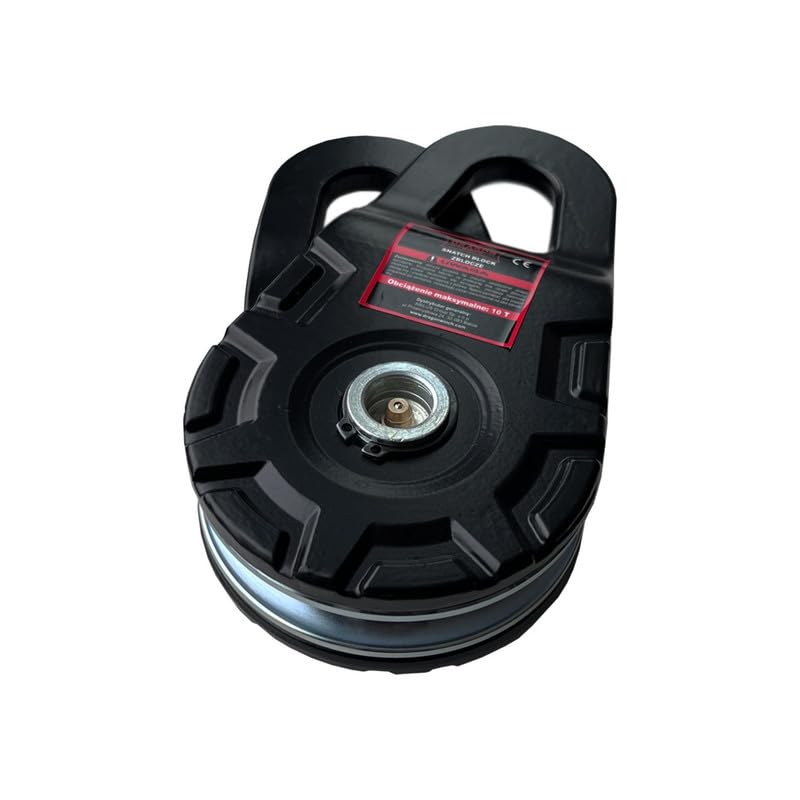 Dragon Winch Polea Bloque para Cabrestante 10T / 22000 lbs con Cuerda de Acero - Doble Fuerza de Tracción para Recuperación Off-Road, Compatible con Vehículos 4x4