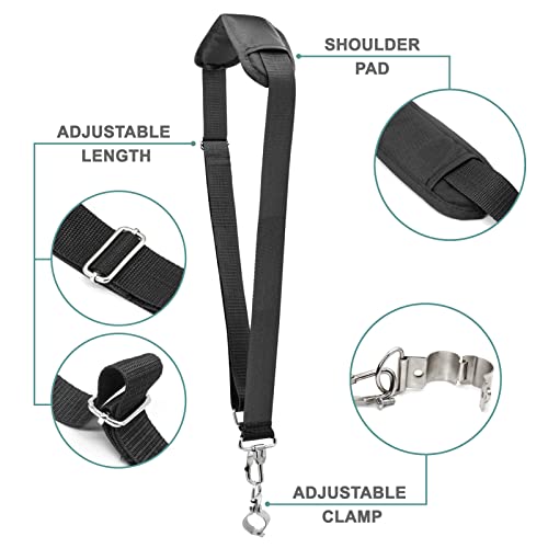 Image of Universal Shoulder Strap Trimmer Strap, Weed Eater Strap, Grass Trimmer Shoulder Strap Compatible with EGO /Stihl /Greenworks /DEWALT String Trimmers, Leaf Blower, Multi Head System