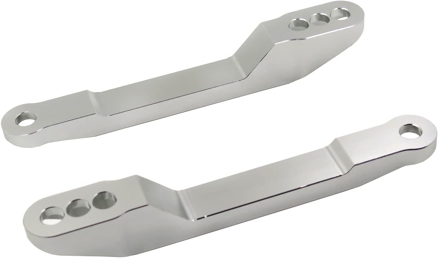 XKMT-CNC Lowering Links Link Compatible With ZX14R 2006-2012 Silver US [B0773CQ7DM]