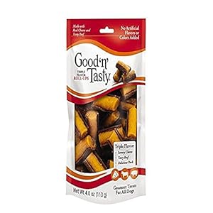 Good’n’Fun Good ‘n’ Tasty Triple Flavor Roll Ups 4 Oz Cheese, Beef, Pork