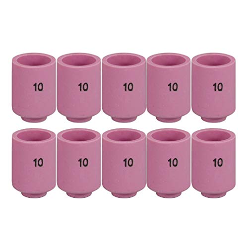 Image of RIVERWELD TIG Alumina Nozzle Ceramic Cups 13N13 10# 5 /8 inch 16.0mm 10pcs