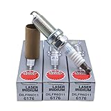 BGGJJ 3/4 PCS Laser Platinum Iridium Spark Plug | Compatible With Subaru Lexus Toyota 90919-01247