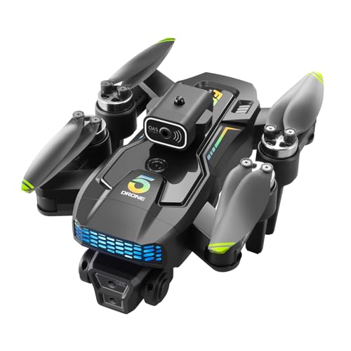 SuperRC XT505 RC Mini Drone GPS Combo 2 Batteries 4K Dual HD Camera 3-Axis FPV Brushless Avoidance Quadcopter Drone