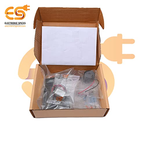 Image of Electronic Spices Diy Mini School Solar Projects Kit Motor Battery Buzzer Kit For Hobbyists And School& College Students With User Manual and Video Tutorial