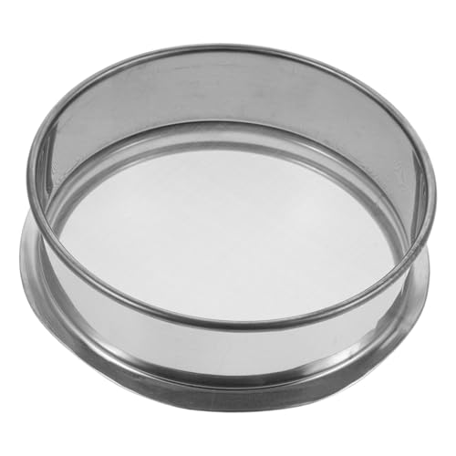 Artibetter Colador De Esmalte Redondo De Acero Inoxidable De 15 Cm Malla Fina, Cedazo Para Filtrar Arcilla y Esmaltes, Herramienta Portátil Para Ceramistas y Aficionados