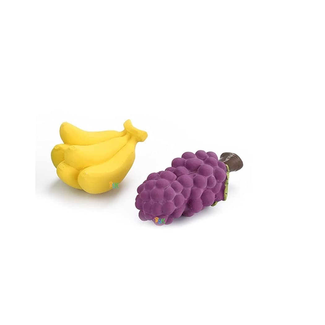 PSK PET MART Dog Chew Toy Fruits Realistic Interactive Lifelike Bite Proof Pet Squeaky Toy Interactive Tooth Cleaning Funny(Pack of 2) Colour May Very (B09J3VFRTW) Amazon Price History, Amazon Price Tracker