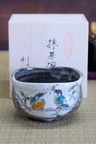 和座の蔵 おしゃれ 抹茶碗 陶器 九谷焼 抹茶茶碗 かわせみ 高級 ブランド 茶道 茶道具 日本製 誕生日プレゼント 還暦祝い 古希祝い 喜寿祝い 米寿祝い ギフト
