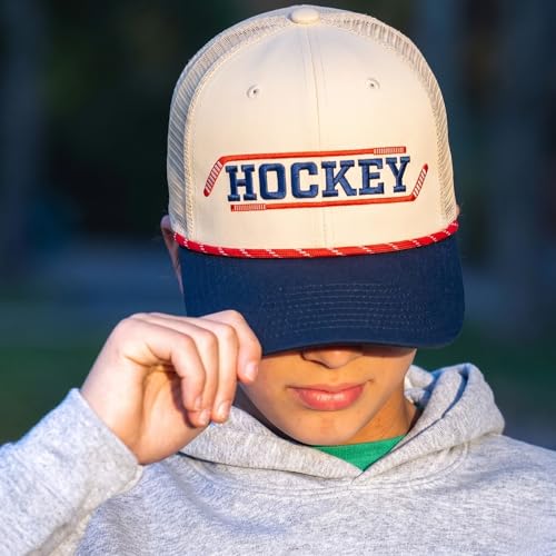 Image of ChalkTalkSPORTS Hockey Hat - Rope or Trucker - Youth & Adult