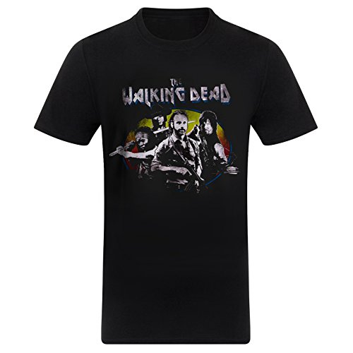 HEO GMBH Camiseta Orange Skull   Walking Dead   M