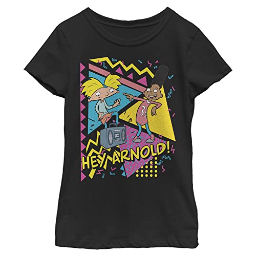 T-shirt Hey Arnold pour fille vêtement coton doux anti-irritation