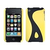  Logotrans Snake Series Backcover gelb und Displayschutzfolie für Apple iPhone 3G / 3Gs