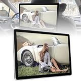 POCDOKYZ TV poggiatesta for auto da 12,2 pollici, memoria da 3 GB+32 GB, touch screen 2,5D, uscita ingresso HDMI, trasmettitore FM Android 12, Mirror Link, WiFi, 1 PC