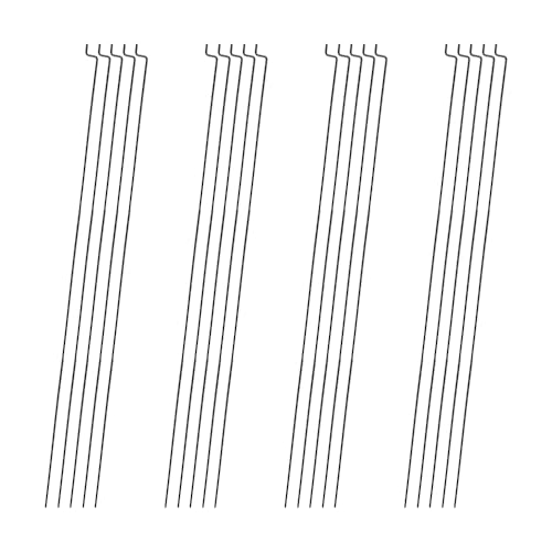 Gracilaria 20PCS RC Airplane Z Type Pushrod Steel Wire Push Pull Rod Pushrod for RC Plane Helicopter Boat Ship DIY Model Aircraft Connecting Rod Parts...