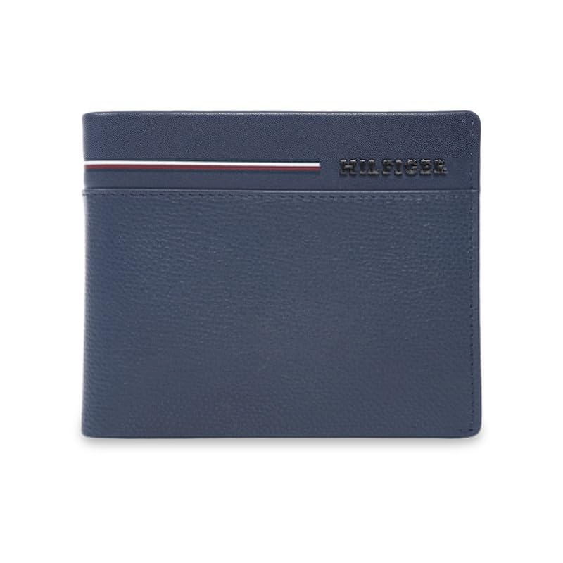 tommy hilfiger Men's Leather Wallet Nizao - Navy | Global Coin Wallet with RFID Protection, Multiple Card Slots | Coin Pocket | Bi-Fold Purse for Men | Ideal for Gifting-picture-27