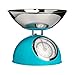 Premier Housewares Báscula mecánica de Cocina, 5 kg, Color Azul, H21 x W24 x D24cm